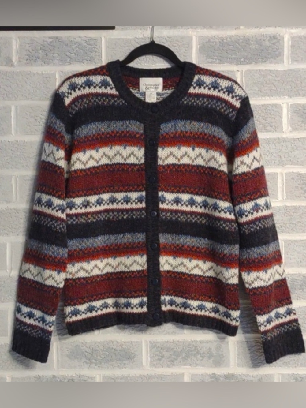 Christopher & Banks Wool Blend Women's vintage y2k Cardigan MD